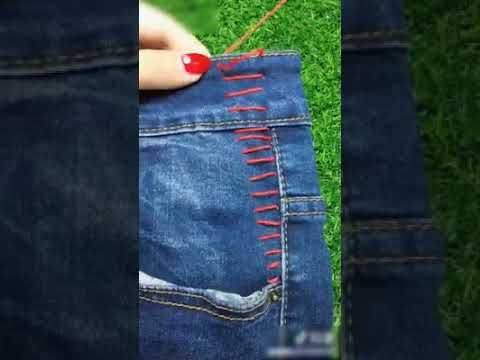 Как ушить джинсы и подогнать их в талии в домашних условиях