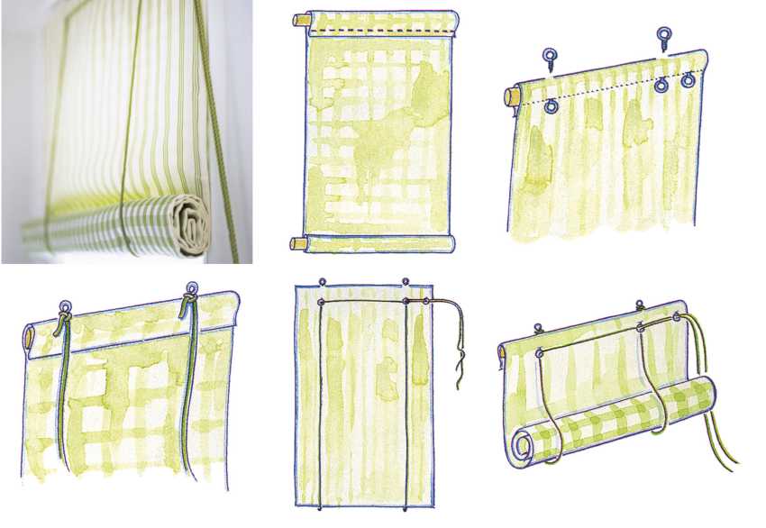 Римские шторы своими руками: пошаговая инструкция пошива, схемы, замеры и выкройка