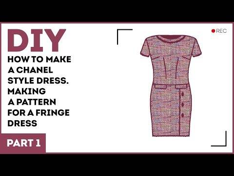 Реплика шанель: как сшить платье от карла лагерфельда