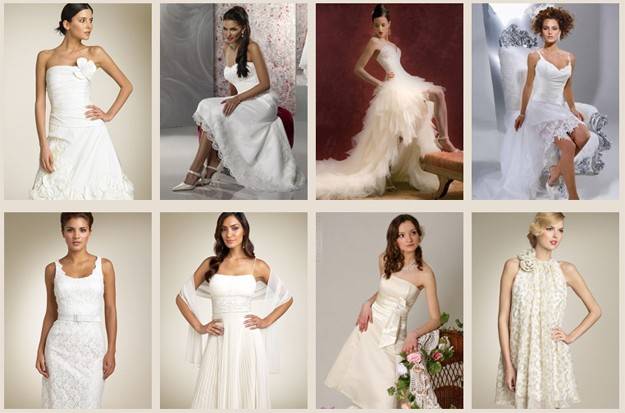 Свадебные платья для невысоких девушек: модели, силуэты, фото