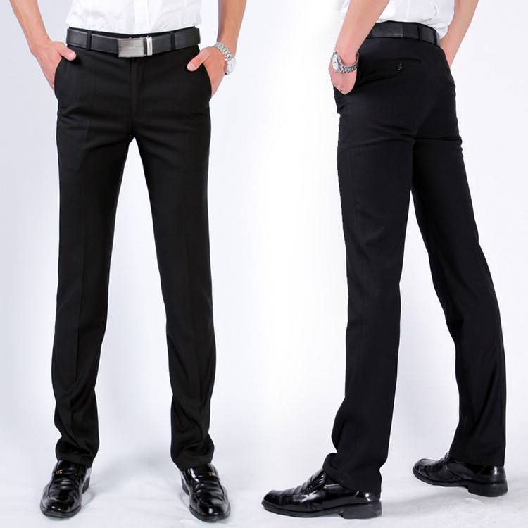 Длина классических брюк у мужчин должна быть