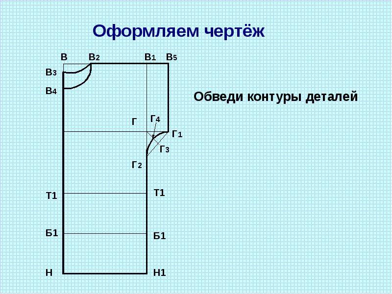 Как сделать чертеж футболки