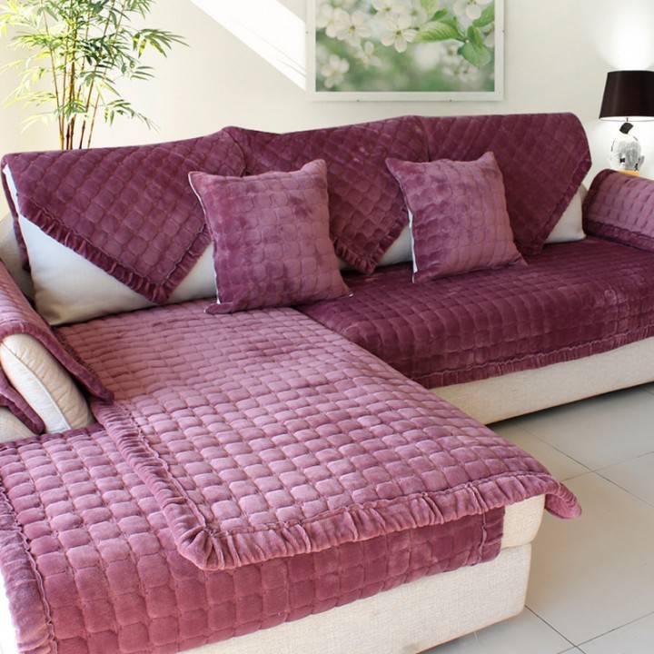 Пледы на диван: разновидности, материал, размеры