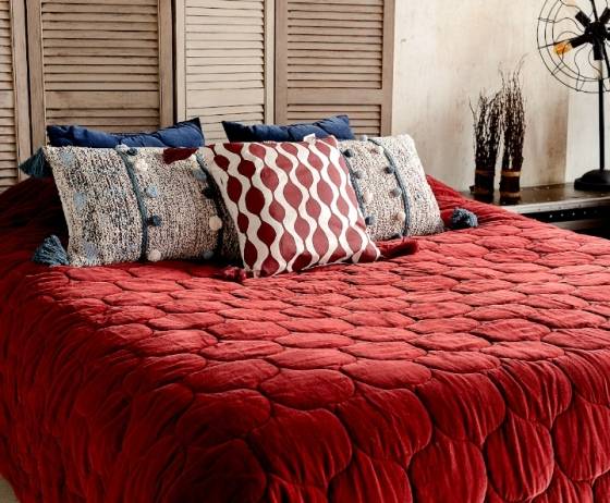 Бордовый цвет в спальне - идеи дизайна интерьера
