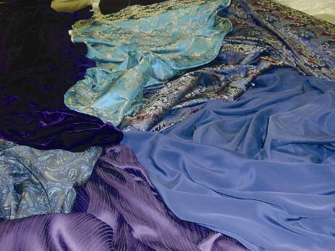 Ткань для платья как выбрать - цветовые решения