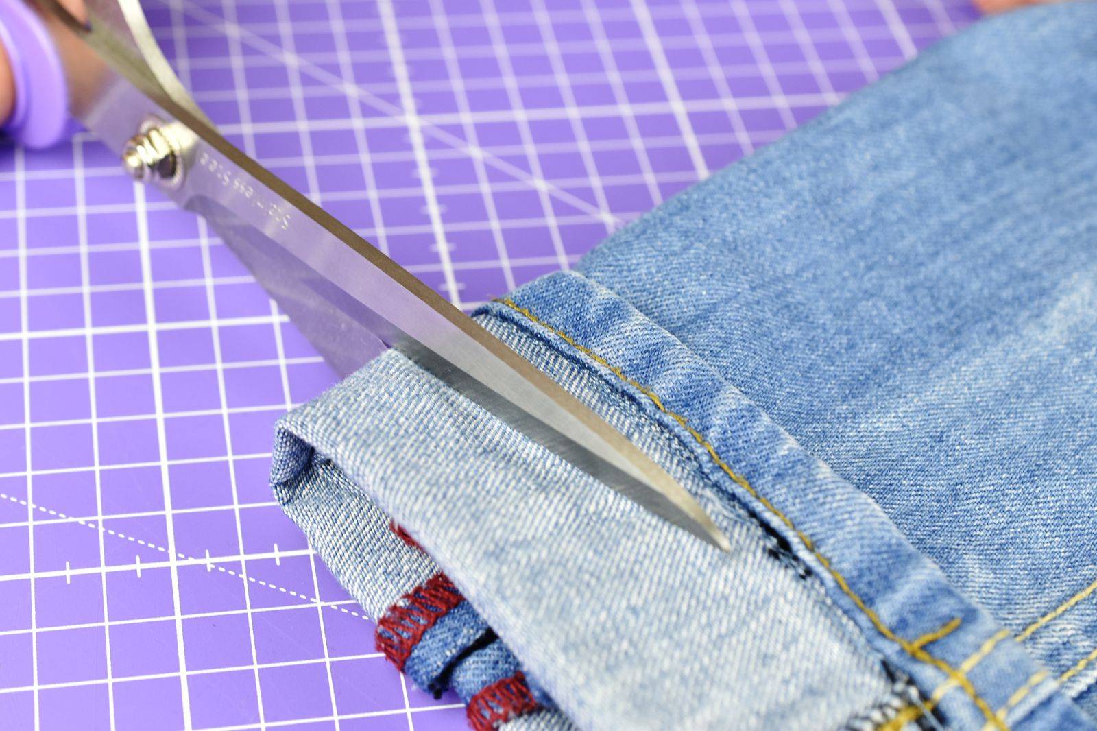 Как подшить джинсы, не обрезая, как укоротить джинсы с сохранением фабричного края в домашних условиях