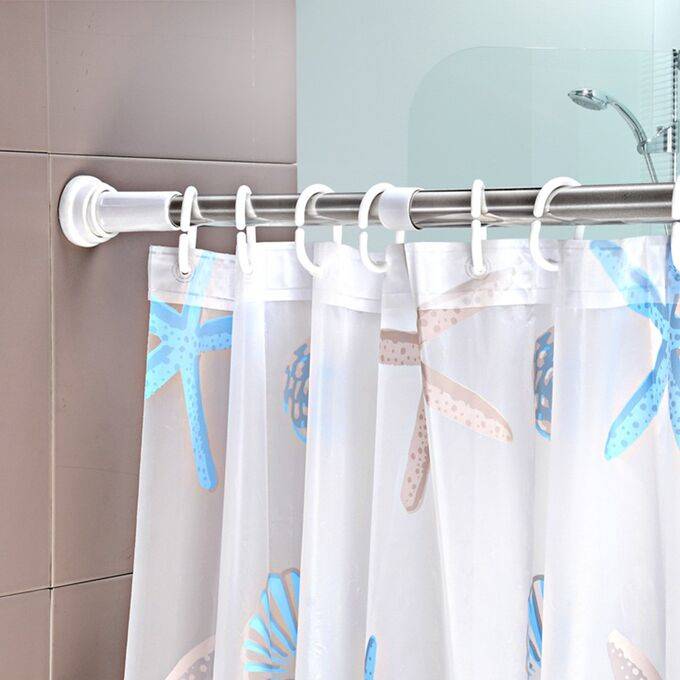 Как установить палку для шторы в ванной