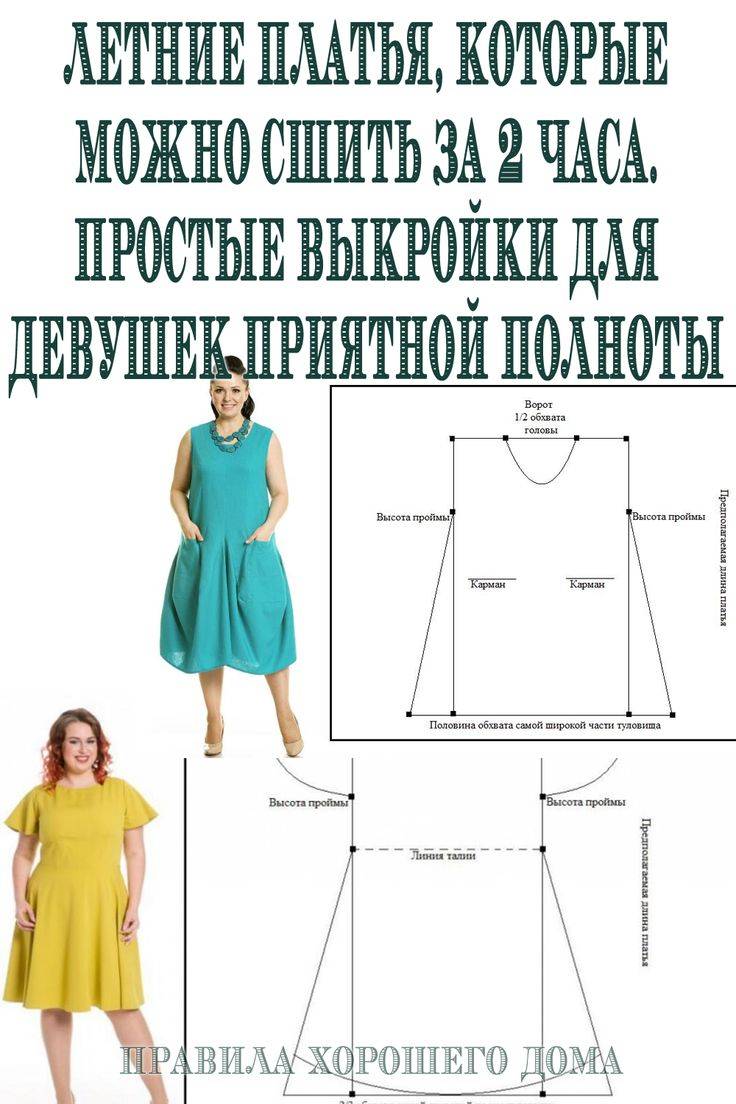 Выкройка простого платья для начинающих: моделирование, готовые выкройки, описание пошива, видео мк, 10 моделей