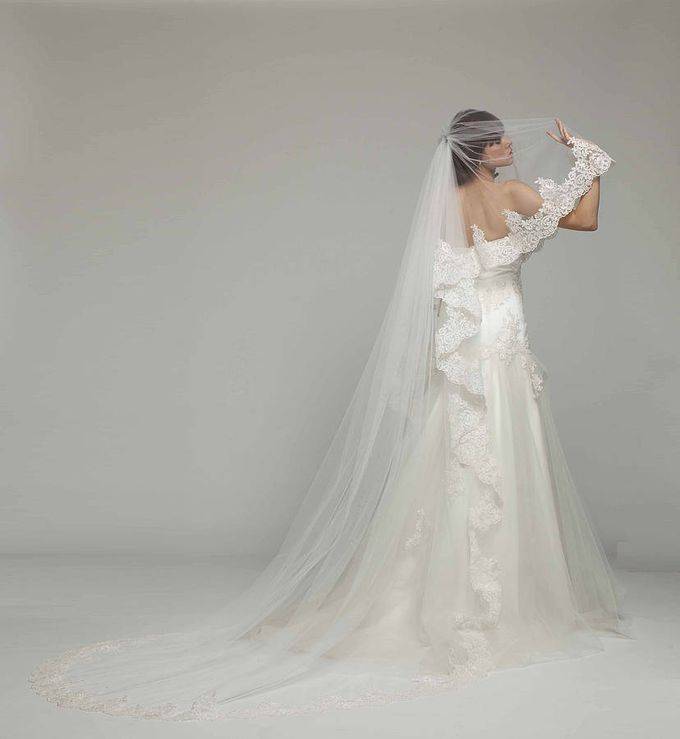 Свадебные платья с фатой (68 фото) – iq woman