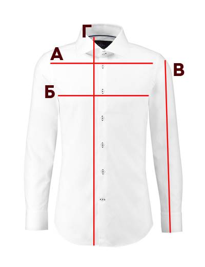 Как определить размер мужской рубашки