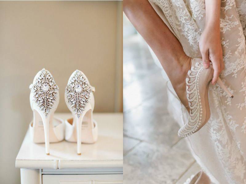 Свадебная обувь без каблука: актуальные модели и фото