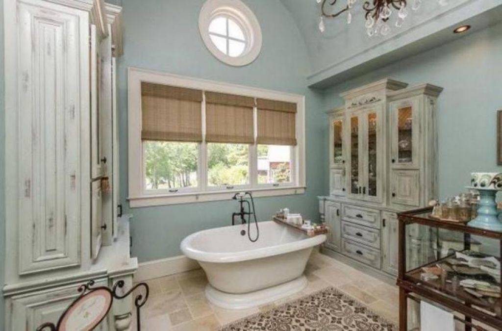 Очаровательный стиль прованс в ванной – 30 фото
