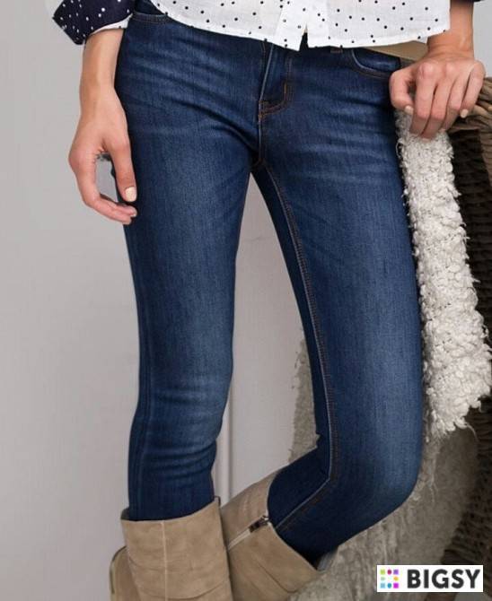 Выбираем утепленные джинсы, оставляем модные женские сеты с ними