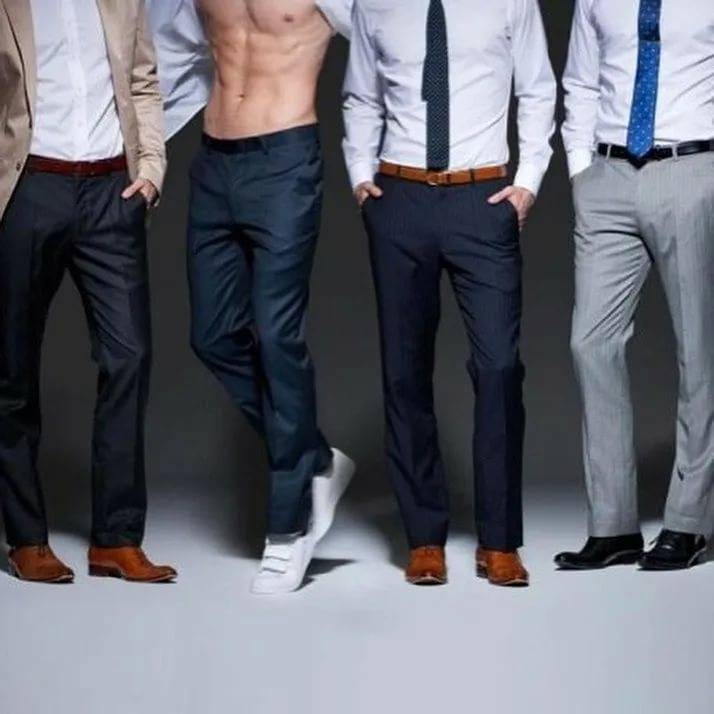 Как подобрать правильную длину мужских брюк