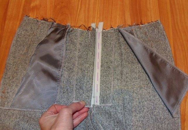 Как вшить застежку молнию в брюки