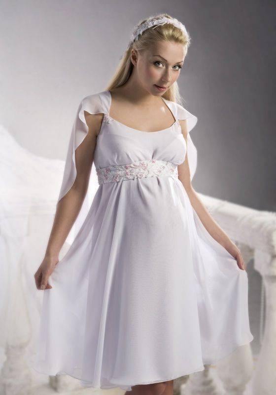 Свадебные платья для беременных скрывающие живот, фото