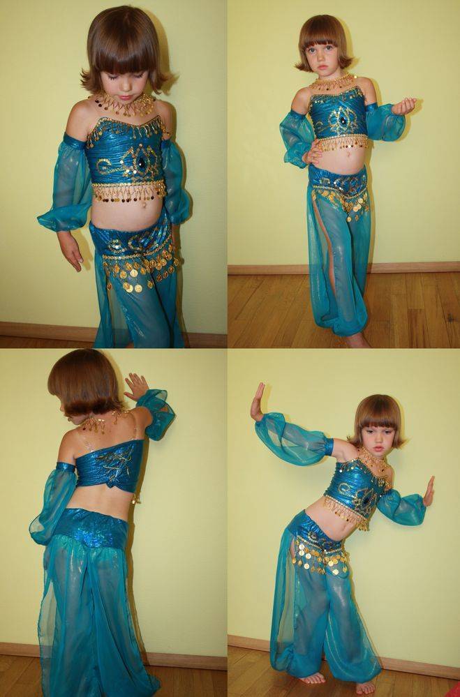 Восточные костюмы для девочек своими руками: делаем для танца живота