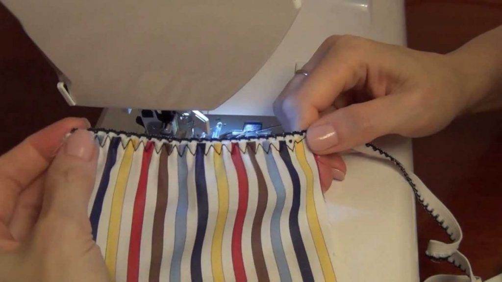 Как пришить резинку к юбке вместо пояса