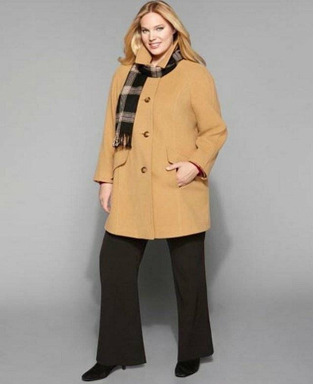 Зимние пальто для полных женщин — популярные бренды